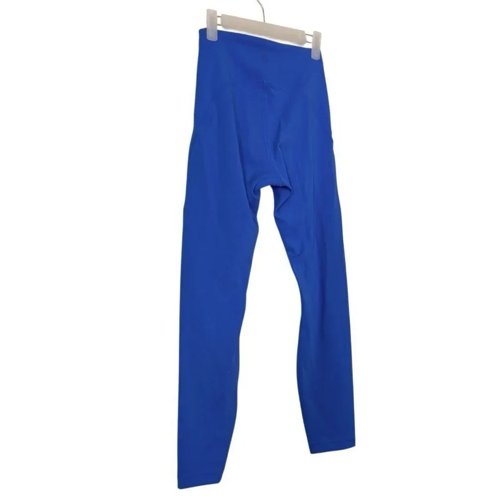 Lululemon Athletica InStill High-Rise 4-Way Stretch Tight Leggings Blue Size 4